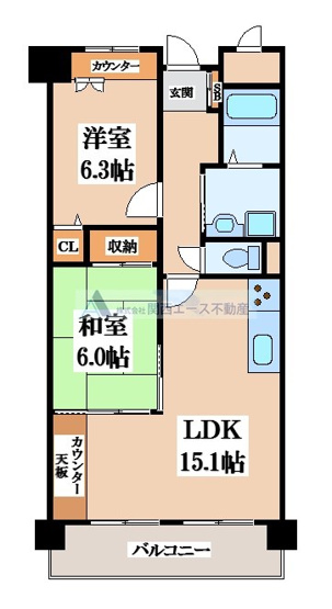 【間取り】 | レオン住道