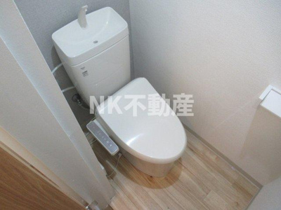 【トイレ】 | 日の出コーポ（長瀬賃貸） | コンパクトで使いやすいトイレです