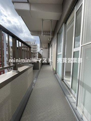 GSハイム南堀江のバルコニー