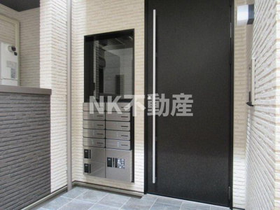 【エントランス】 | F asecia Attivo V(弥刀賃貸） | ゆとりのあるエントランスです