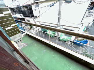 【バルコニー】 | 浜寺石津町東4丁連棟貸家