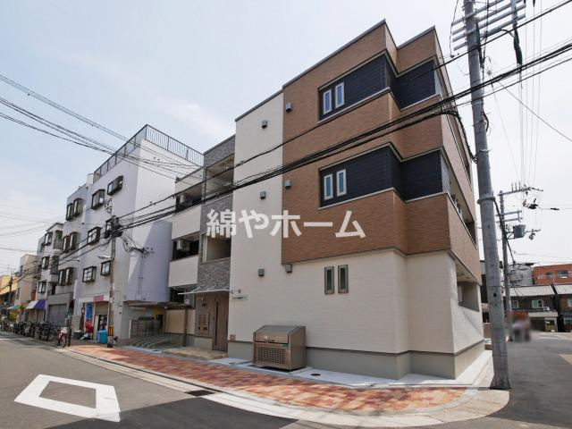 フジパレス西加賀屋ノースの外観|外観は落ち着いています