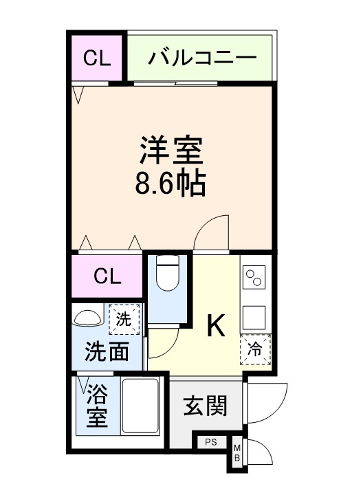 フジパレス西加賀屋ノースの間取り