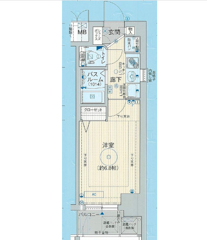 【間取り】 | エステムコート神戸ハーバーランド前Ⅳベイライト