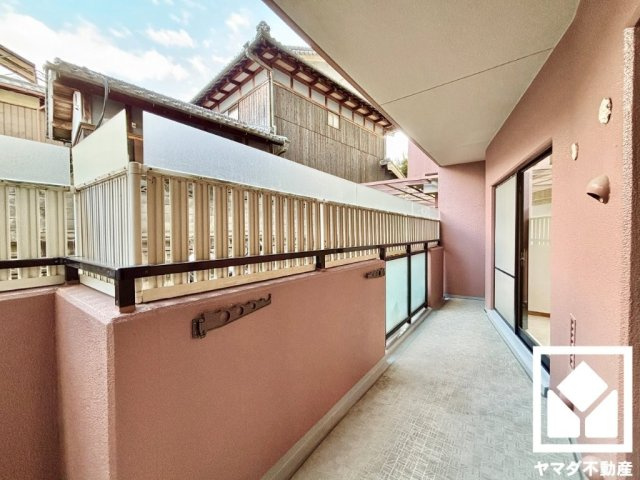 ルネ宇治・南陵町南のバルコニー