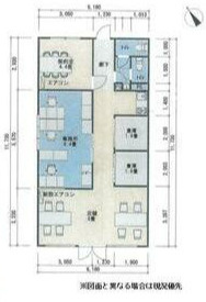守山市播磨田町の店舗事務所の間取り