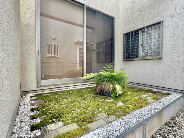 古河市上辺見中古戸建の庭