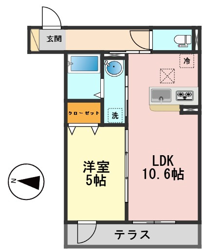 グラナーデ東水元の間取り