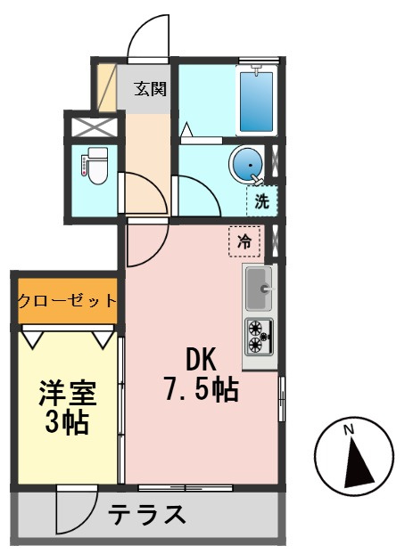 リッツハウスVの間取り