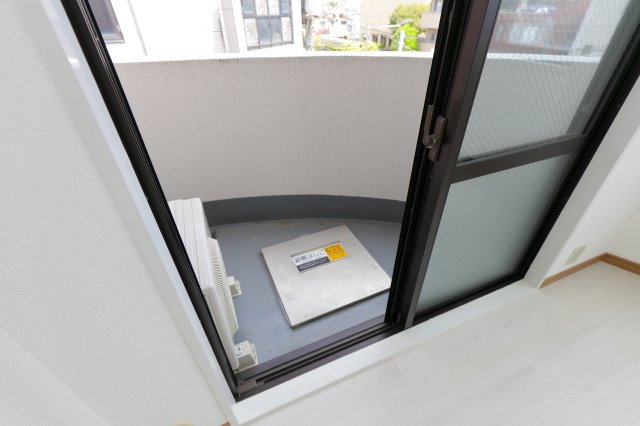 ラレーブ金町のバルコニー