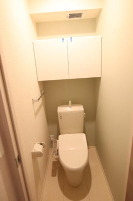 清潔感のあるトイレです。