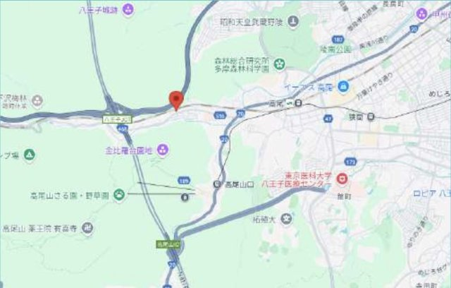 祝　成約済み　八王子市　裏高尾町　中古戸建の地図|～仲介手数料無料☆八王子ひなた不動産～八王子市裏高尾町　中古戸建