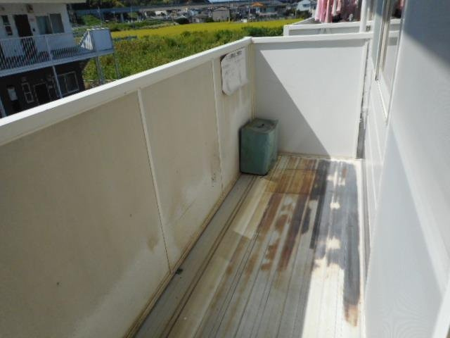 プロムナード菖蒲Ⅰのバルコニー
