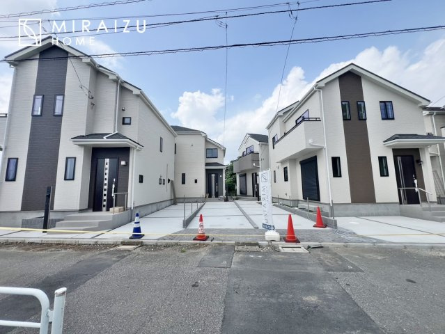 【外観】 | 陽の光をたっぷりと浴びながら気持ち良く生活が出来ます。夢のマイホーム、夢ではなく実現出来ます！見学・ご相談等、お気軽にご連絡下さい。