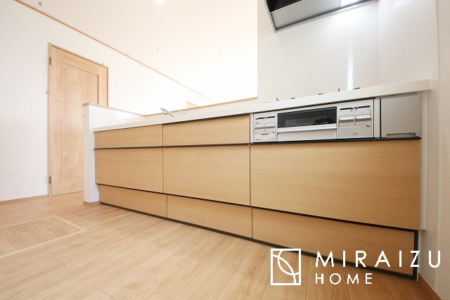【キッチン】 | 建物完成につき、実際のお部屋をごゆっくりご見学いただけます。お休みの日にご家族で見学はいかがでしょう。