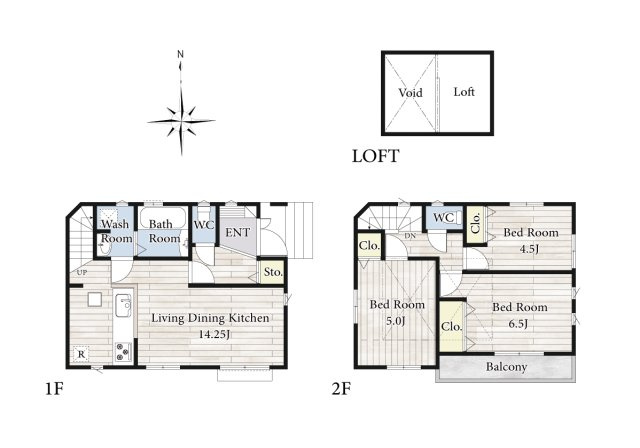 【間取り】 | リビングの大きな開口部は陽当たりの確保だけでなく、まとめ買いで大量のお買い物をした際や家具など大きな物を購入した際に便利です。