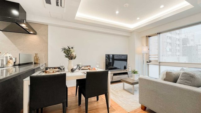 ザ・パークハウス上目黒ピアースの居間・リビング