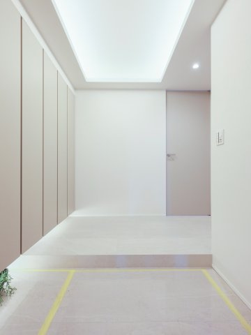 パーク・コート市谷加賀町二丁目の玄関