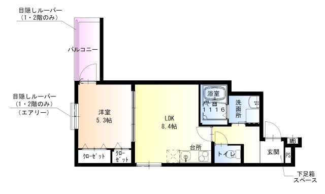 フジパレス岸和田下松の間取り