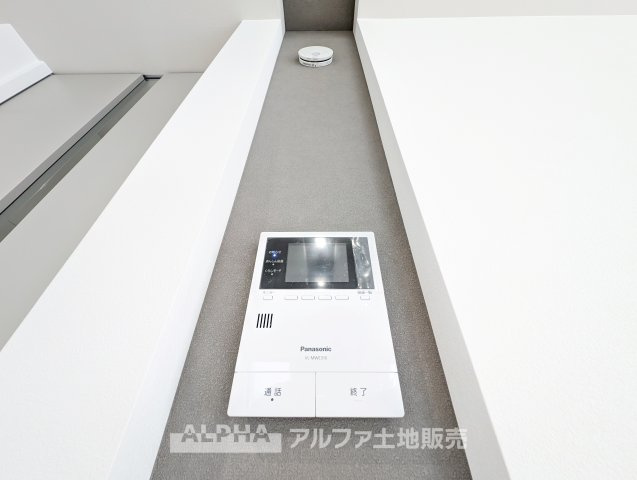 国立市谷保新築オール電化戸建の防犯設備