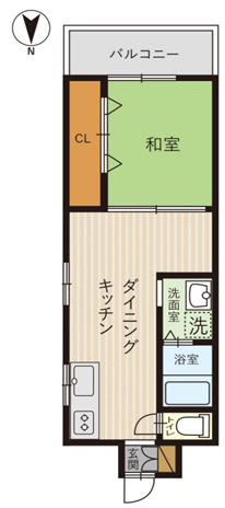 【間取り】 | 朝日プラザ靭公園第1