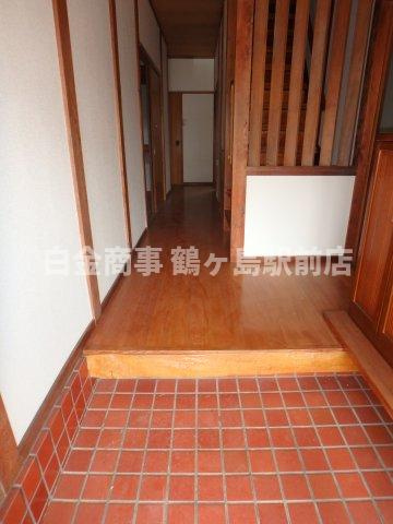 坂戸貸家の玄関