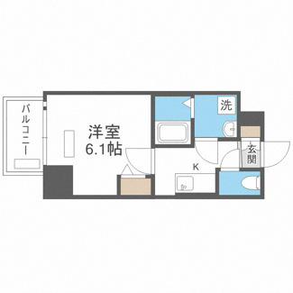 【間取り】 | プレサンス天満橋ヴェルエラ
