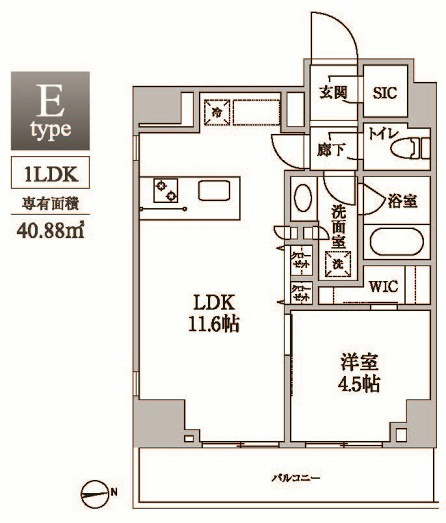 【間取り】 | レジディア中延Ⅱ
