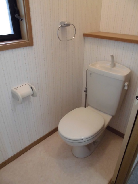 山口市七尾台の一戸建てのトイレ|落ち着いたトイレです