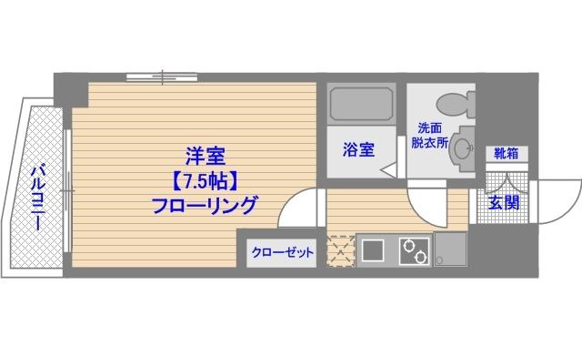 エステムコート博多祇園ツインタワーファーストステージの間取り
