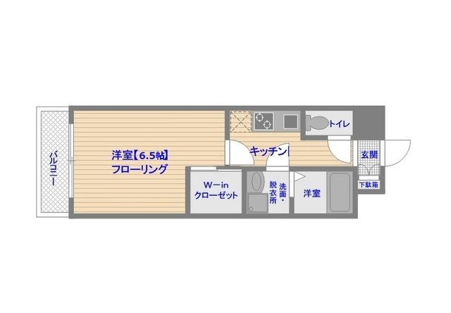ウェルブライト博多の間取り