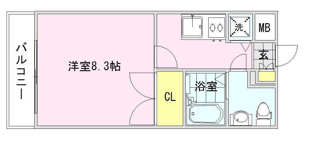 コンドミニアム六本松南の間取り