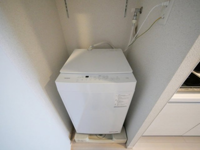 【設備】 | アドバンス西梅田ラシュレ | 洗濯機置き場です