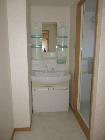 ソレイユ Aの洗面所|綺麗な洗面所♪