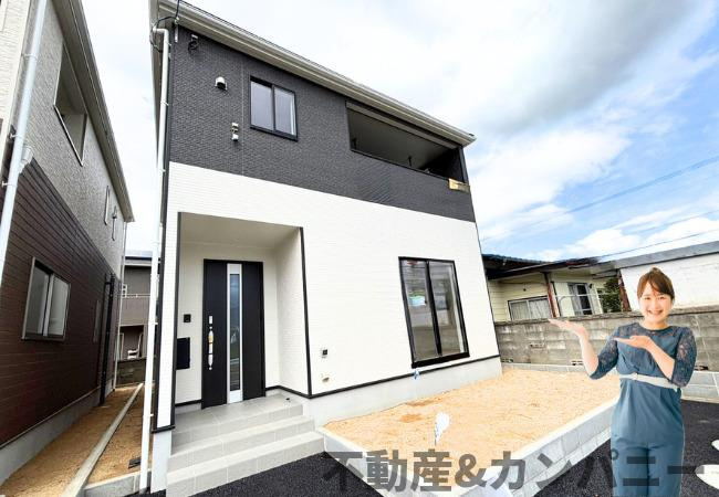 クレイドルガーデン東方2号棟　松山市東方町第2-2号棟(全2棟)　新築建売分譲2号棟の外観|外観もきれいです