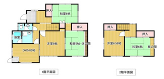 【間取り】 | 粟生外院仲野貸家