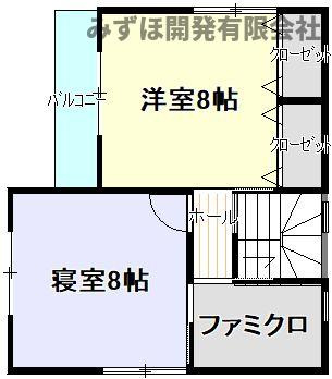米沢市東1-14-1のその他|ゆったり8帖の洋室が2部屋。ファミクロとは別に大型の2面クローゼットがあるので、収納力は安心です◎