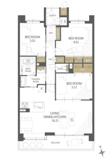 【間取り】メロディーハイム仁川ガーデンズ 