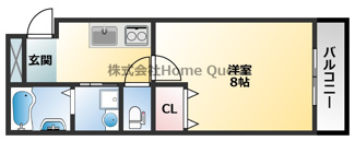 【間取り】 | フジパレス俊徳道Ⅴ番館