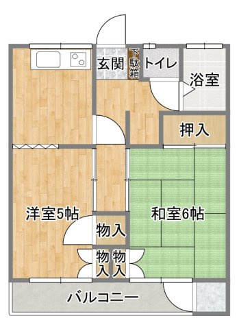 小宅マンションの間取り