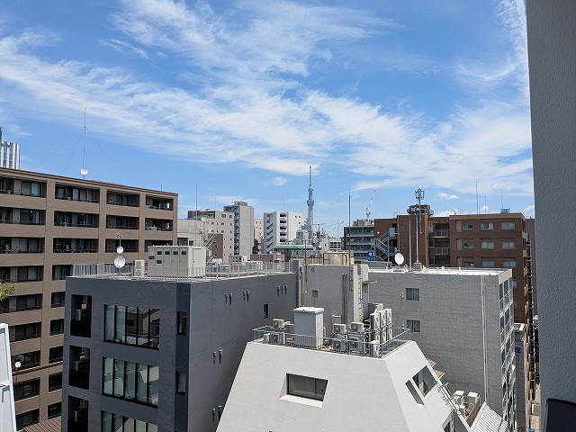 GEO ENT AKIHABARAの設備|10F6.5帖洋室バルコニーからスカイツリー隅田川花火見えます