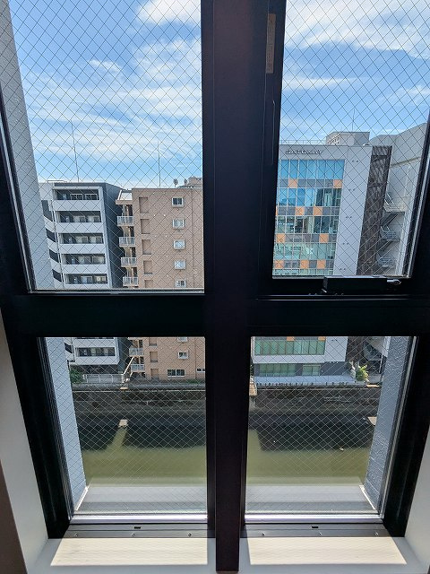 GEO ENT AKIHABARAの設備|10F、4帖洋室からの眺望です、南向き日当たり眺望良好です、リバーサイド