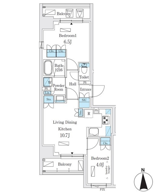 GEO ENT AKIHABARAの間取り