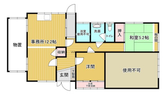 【間取り】 | 平屋のテナント