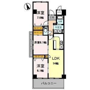 ラ・メゾンＭＳⅡの間取り
