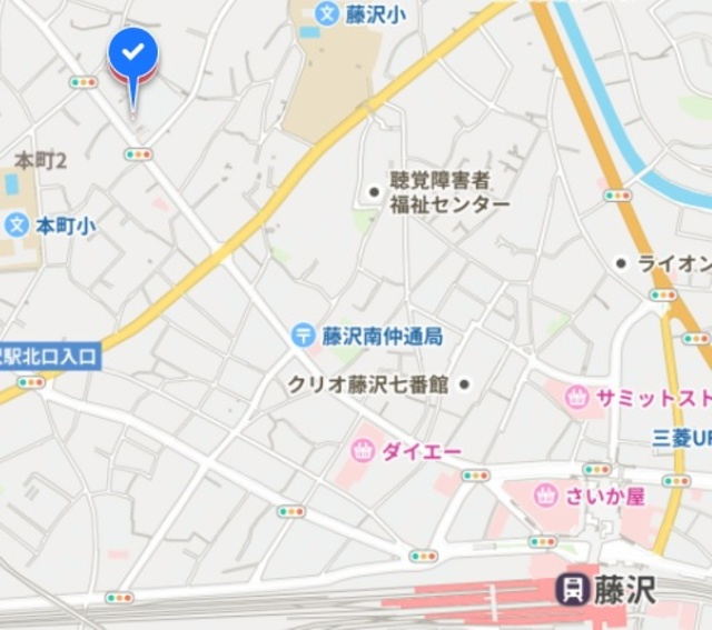 ザ・プレイス藤沢の地図