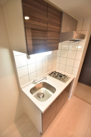 大阪市都島区東野田町５丁目の賃貸マンションのキッチン