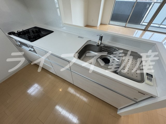 レジディア玉造のキッチン|きれいなキッチンです