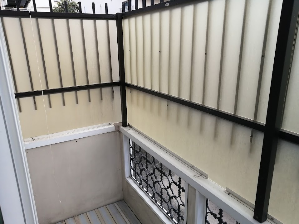 ヌーヴェルエトワールのバルコニー