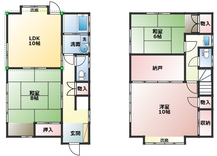 長ノ木戸建の間取り